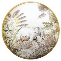 Kenya elephant round tray