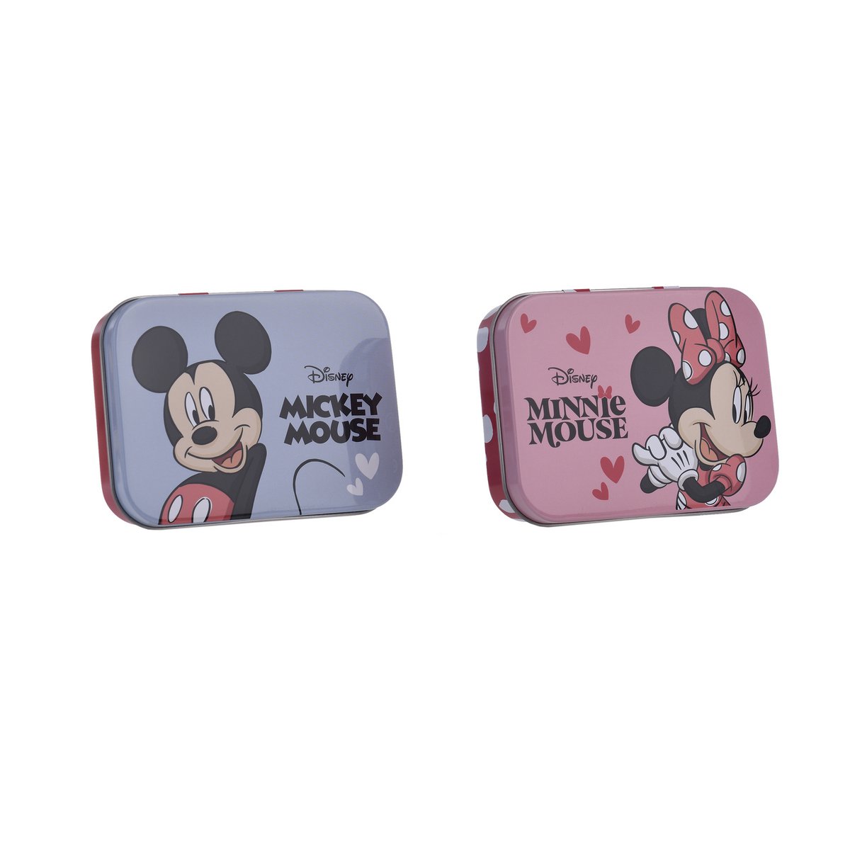 Boîte Métallique de Pansements Mickey & Minnie Disney