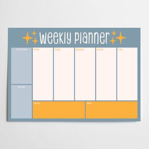 Star - A4 weekly planner