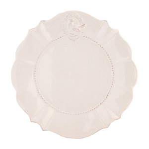 Breakfast board Ø 21 cm White Ceramic plate