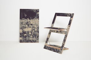 Fläpps Folding Chair - Wild and Free by Ingrid Beddoes (print on both sides)
