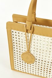 BORSA A MANO CHAÎSE CARRÉ SENAPE