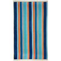 Beach towel velour Jacquard terry fabric 100x175 470g/m² - Zamora