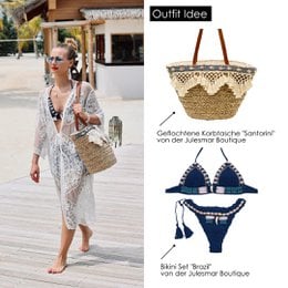 Kimono en dentelle "Sicile"