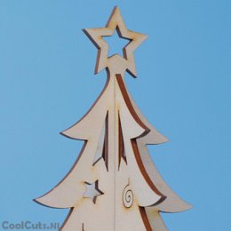 Sapin de Noël en bois 33cm