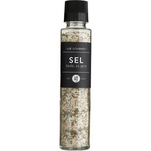 Lie Gourmet - Grinder Zout, Basilicum, Knoflook & Peterselie