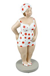 Polyfigur "Becky" rød/hvid VE 4 so