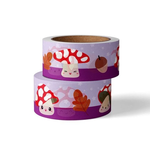 Washi tape Mushroom autumn