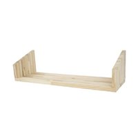 Sustainable wall rack FENCY - shelf triple pallet (59x18 cm)