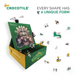 Ankh The Grower - Puzzle en bois sur le thème du crocodile