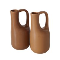 Vase steinbraun H18,2cm