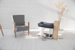ALKSNIS – one level Cat house with feeding spot included