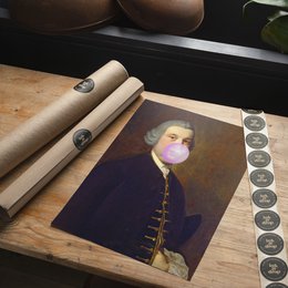 Bubblegum Gent Print