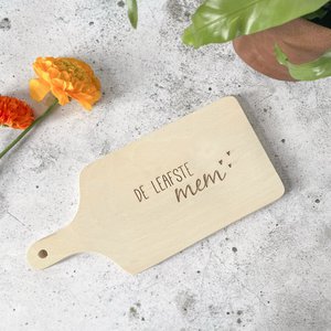 Snijplank - De leafste mem - Moederdag