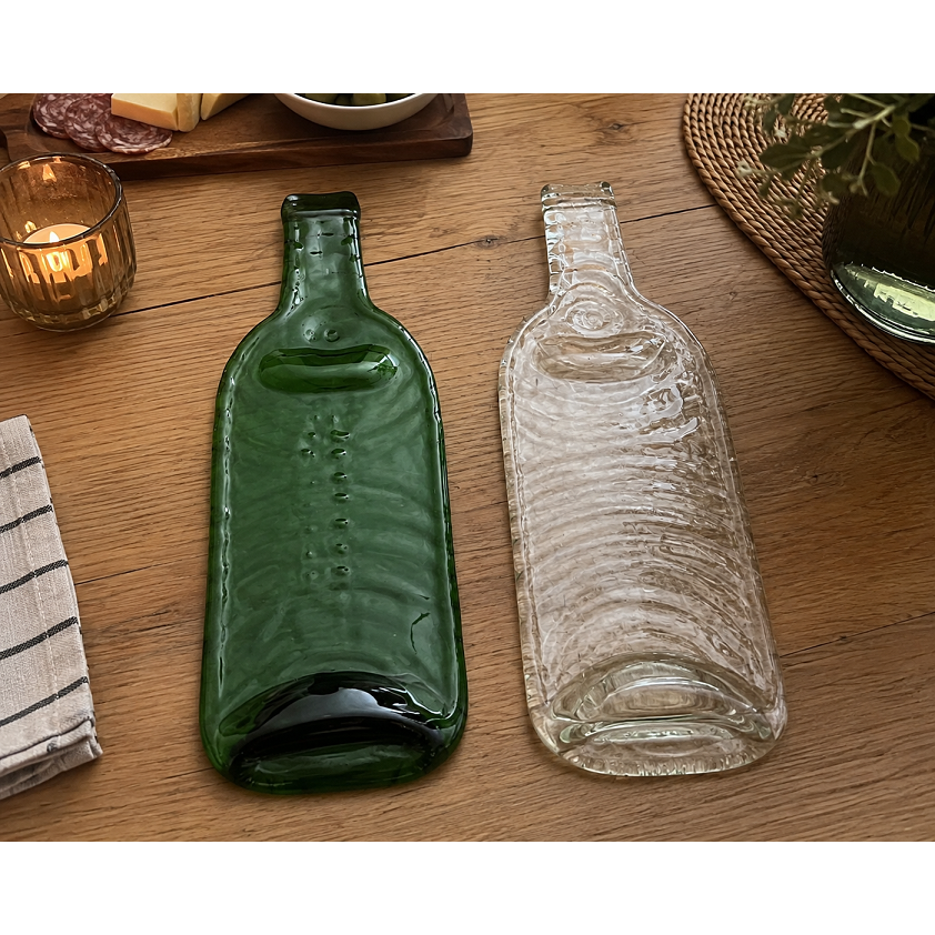 Planche en bouteille de vin upcyclée - 3 coloris - 2 tailles