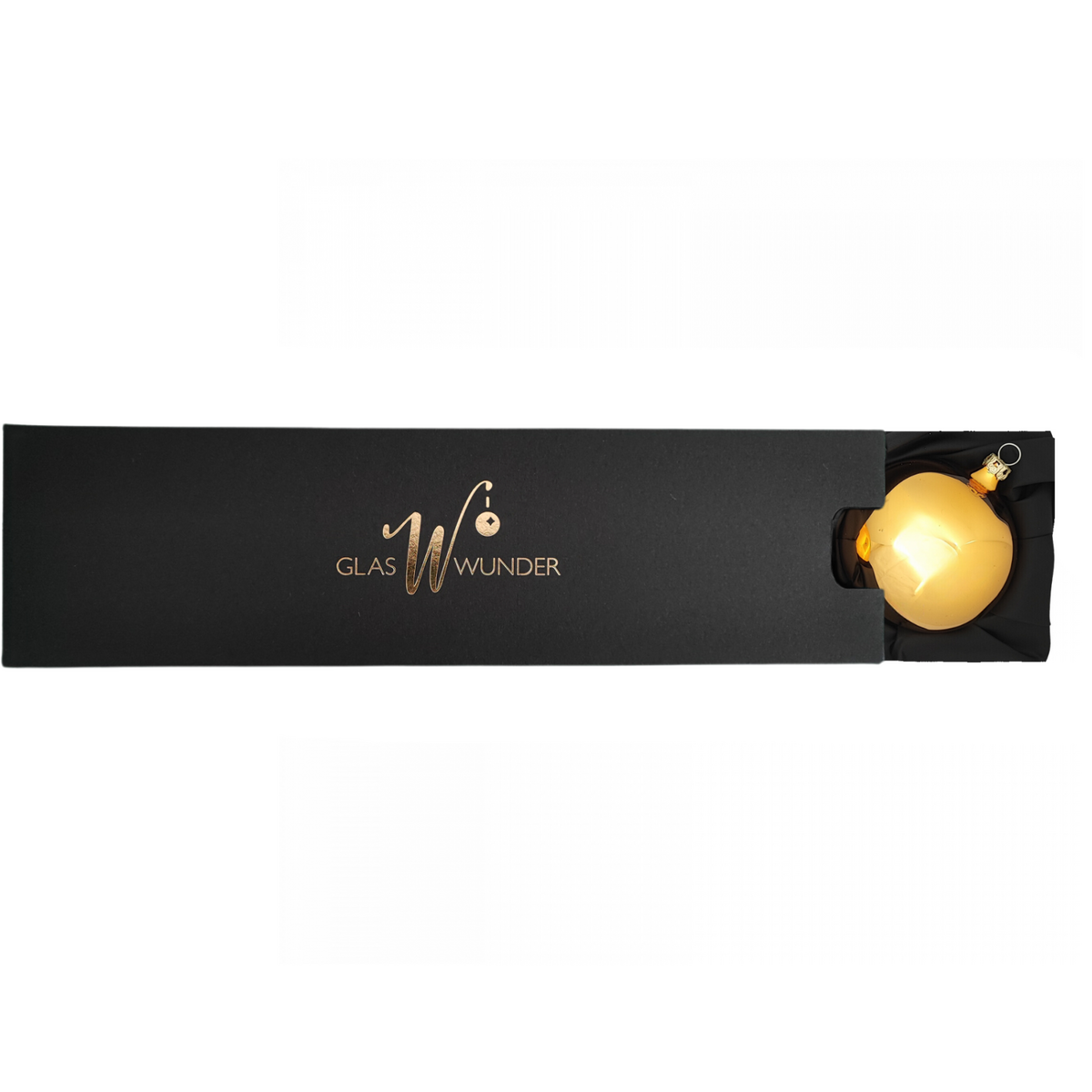 "Noël doré" - Boules de Noël 8 cm or brillant