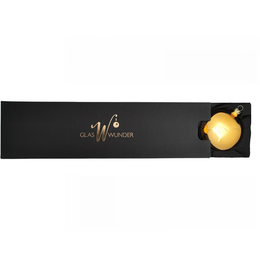 "Noël doré" - Boules de Noël 8 cm or brillant