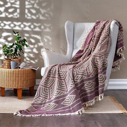 Ela Soft Jacquard Bomuld Sengetæppe