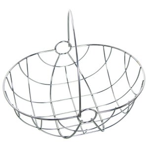 OBSTSCHALE MIT CHROMMETALLGRIFF 29X22X12/24,5CM CU82822