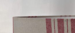 Paralume in lino stile francese rustico Ø 30 cm