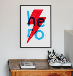 Hero Wall Art Print