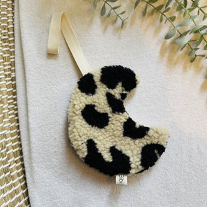 Speendoekje Maan Luipaard beige/Zwart