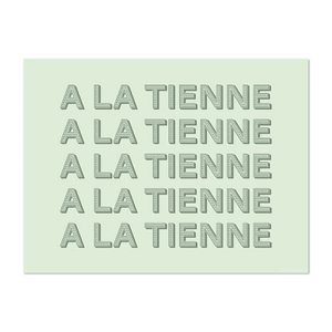 Placemat A la tienne
