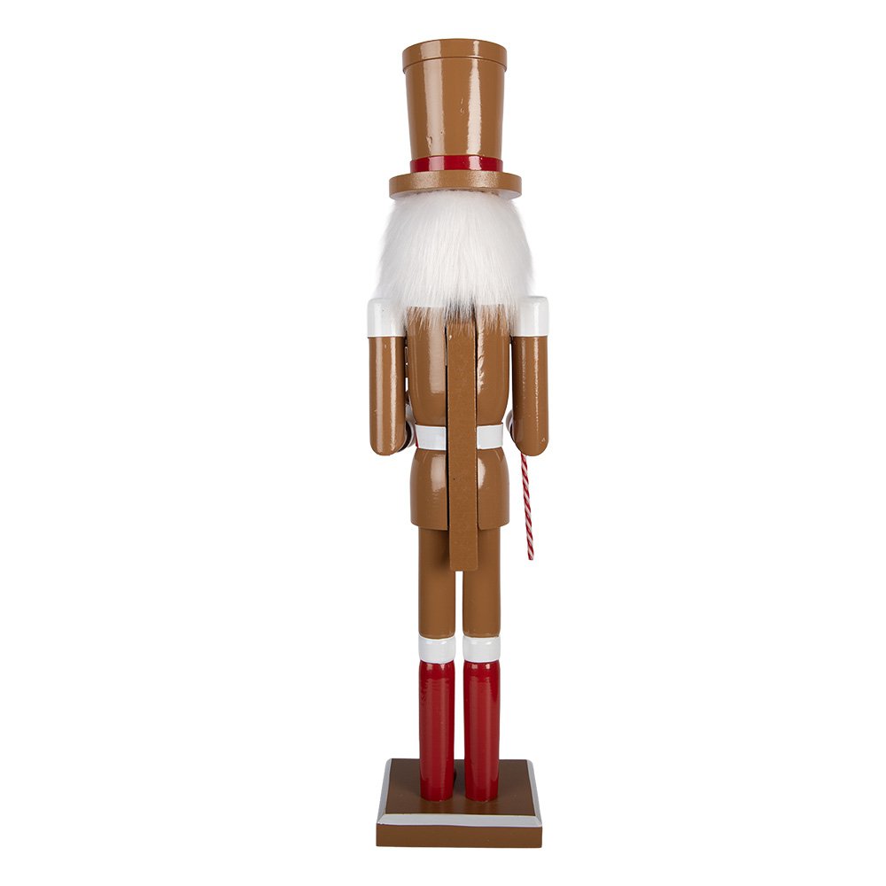 Kerstdecoratie Beeld Notenkraker Bruin Hout