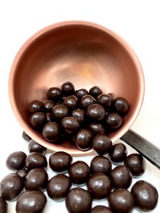 Corn balls, dark chocolate (bulk 1kg)