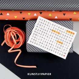 Geschenkpapier Dreiecke Quinn