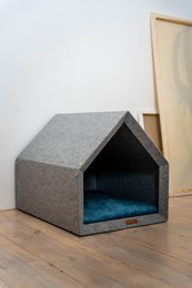 Pethome Perfekt hus til en hund og en kat - lysegrå/genanvendt