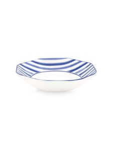 Theezakhouder Tulp - Strepen - Porselein - 9 cm