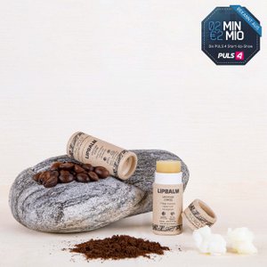 Lip balm with coffee oil