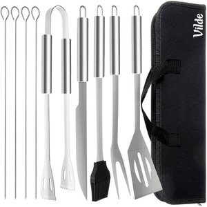 BBQ Accessoires Steel met Case 10 PCS