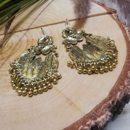 Fibi øreringe - vintage guld