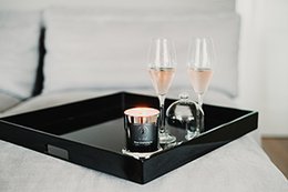 Candele Profumate - Champagne Rosa