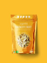  Organic crunchy strawberry fruit snack, with a sweet and tangy flavor. Made from real fruit, no artificial ingredients.
