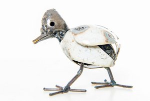 Zimba-Arts METALEN WIT BABYKUIKEN