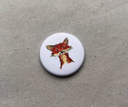  Watercolor style animal magnet button featuring a funny llama design. Durable fridge magnet with a whimsical llama illustration.