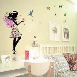Wandsticker für Mädchenzimmer Schmetterlingsfee