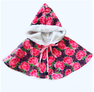 cape jacket "pink"