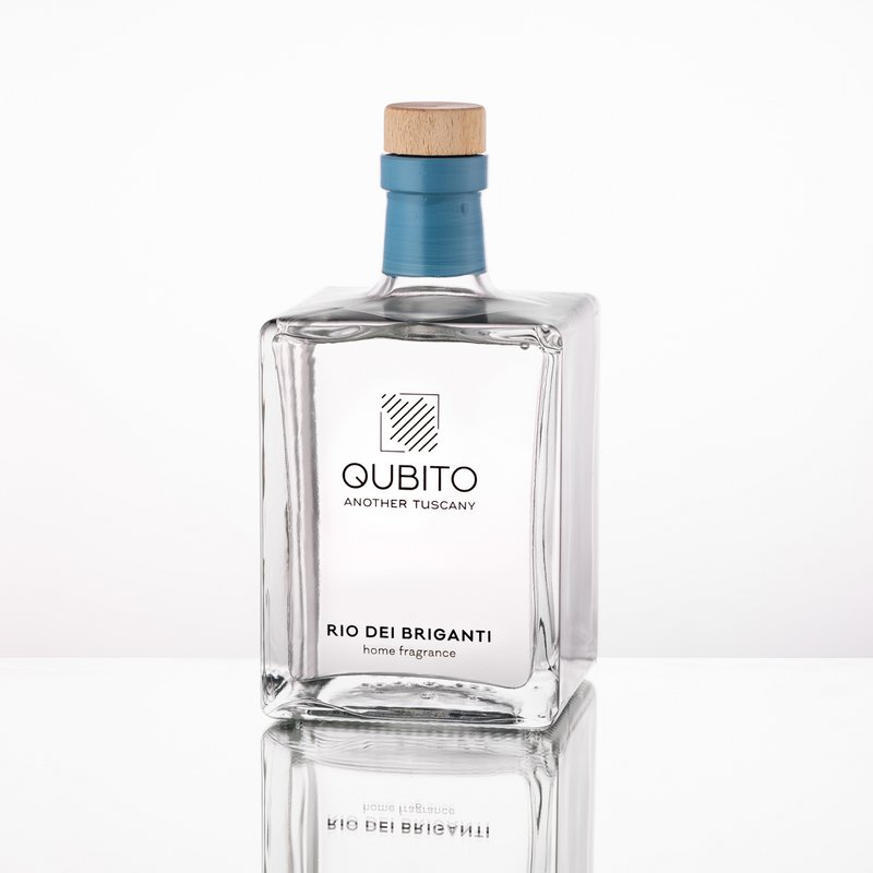 RIO DEI BRIGANTI (250ML), VÆRELSEPARFUME - RUMSPILDER MED STIKKE, HÅNDMALERET FLASKE, LAVET I ITALIEN