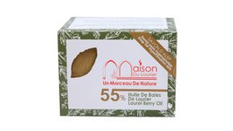 Aleppo soap bar made with 55% laurel bay oil, available in packs of 6 or 12. Natural, handmade soap with a distinctive scent and texture.
