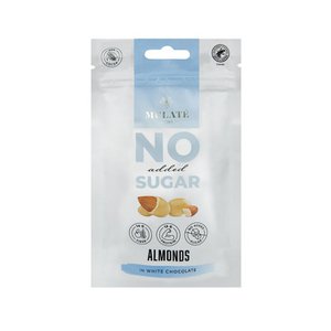 MULATE LIGHT ROASTED ALMONDS IN WHITE CHOCOLATE