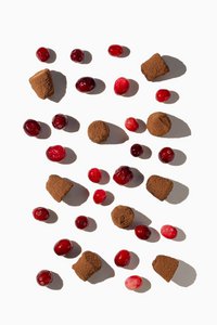 Cranberry -Schokoladentrüffel - Schüttung