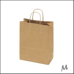 Paper bag M - kraft brown (100 pieces)
