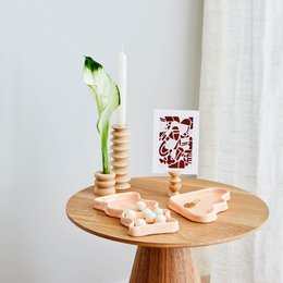 Vassoio Onda in Ceramica - Triangolo Pesca