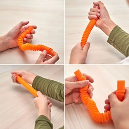 Flexi Tubes, set van 3 stretchtubes, Ø 4,5 cm