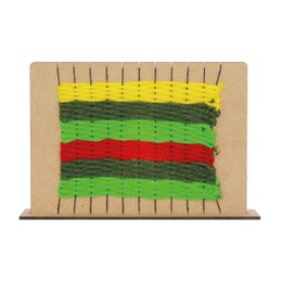 Weaving Christmas tree craft kit