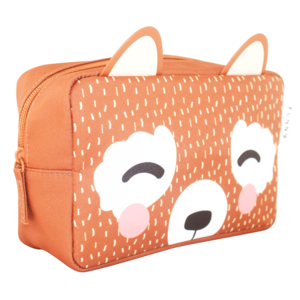 Trousse (20x13x8) Funny Kids - Panda Roux